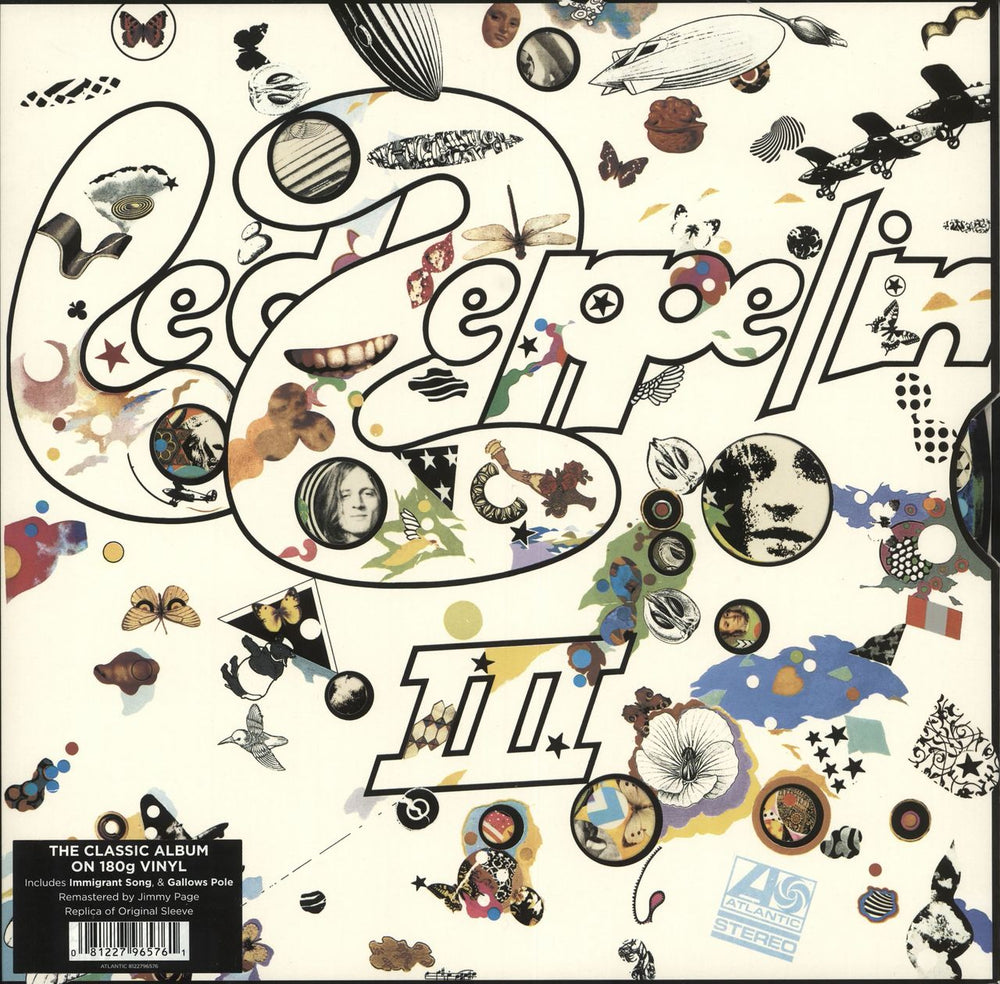 Led Zeppelin Led Zeppelin III - 180gm - Stickered UK vinyl LP album (LP record) 8122796576