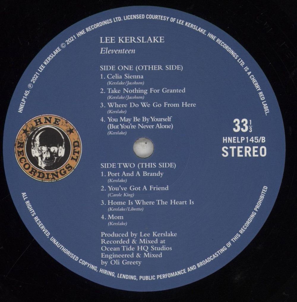 Lee Kerslake Eleventeen UK vinyl LP album (LP record) 7FJLPEL856150