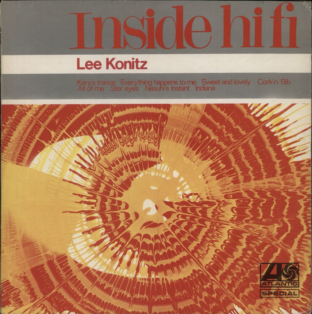 Lee Konitz Inside Hi-Fi UK vinyl LP album (LP record) 590027