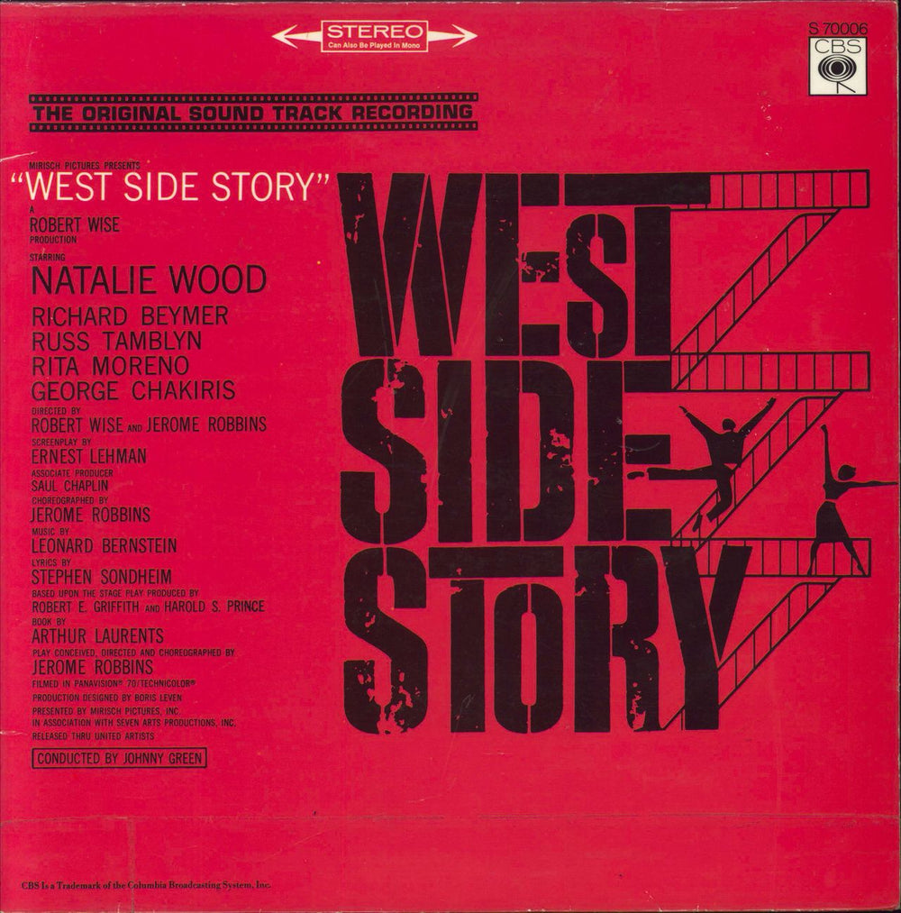 Leonard Bernstein West Side Story Dutch vinyl LP album (LP record) S70006