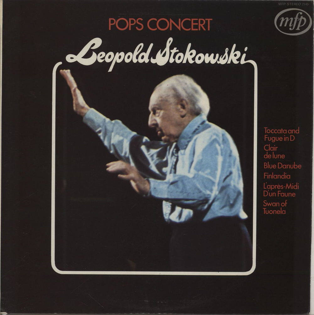 Leopold Stokowski Pops Concert UK vinyl LP album (LP record) MFP2145