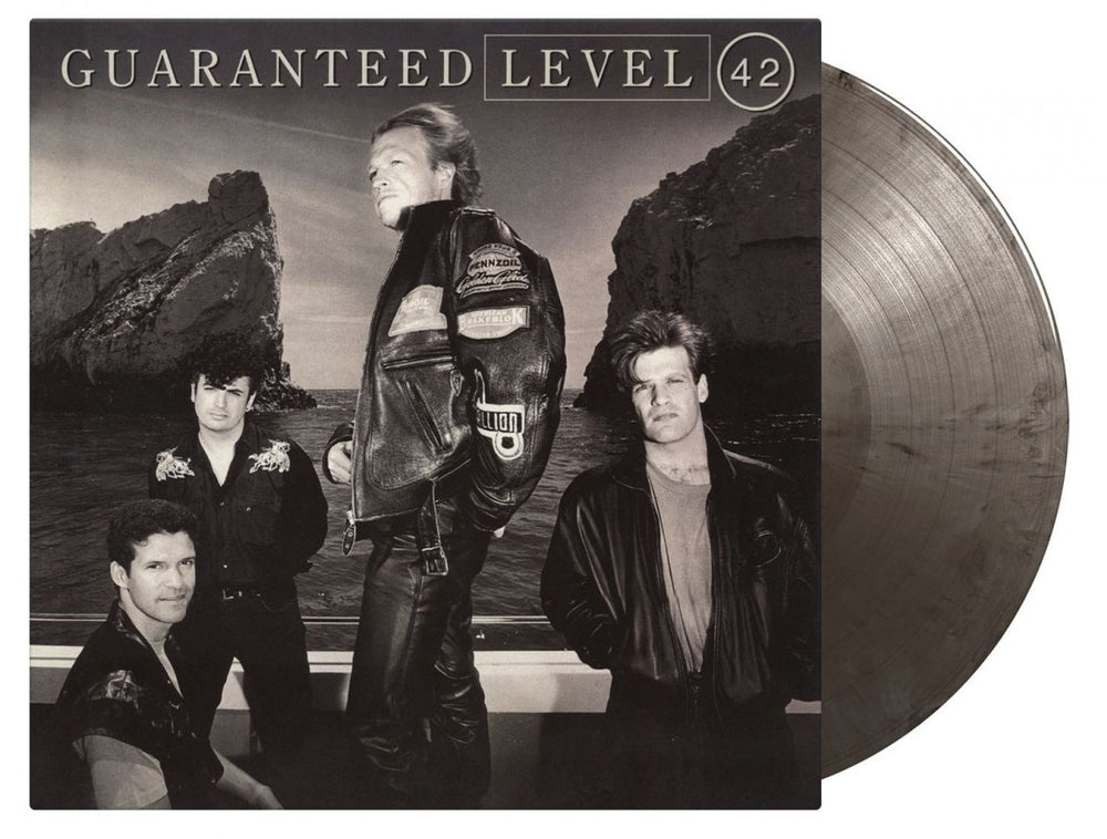 Level 42 Guaranteed - Expanded Edition - Silver Marbled Vinyl UK 2-LP vinyl record set (Double LP Album) MOVLP3100