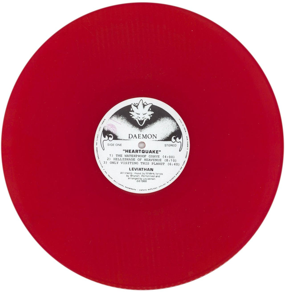 Leviathan (80S) Heartquake Italian vinyl LP album (LP record) 8E7LPHE864088