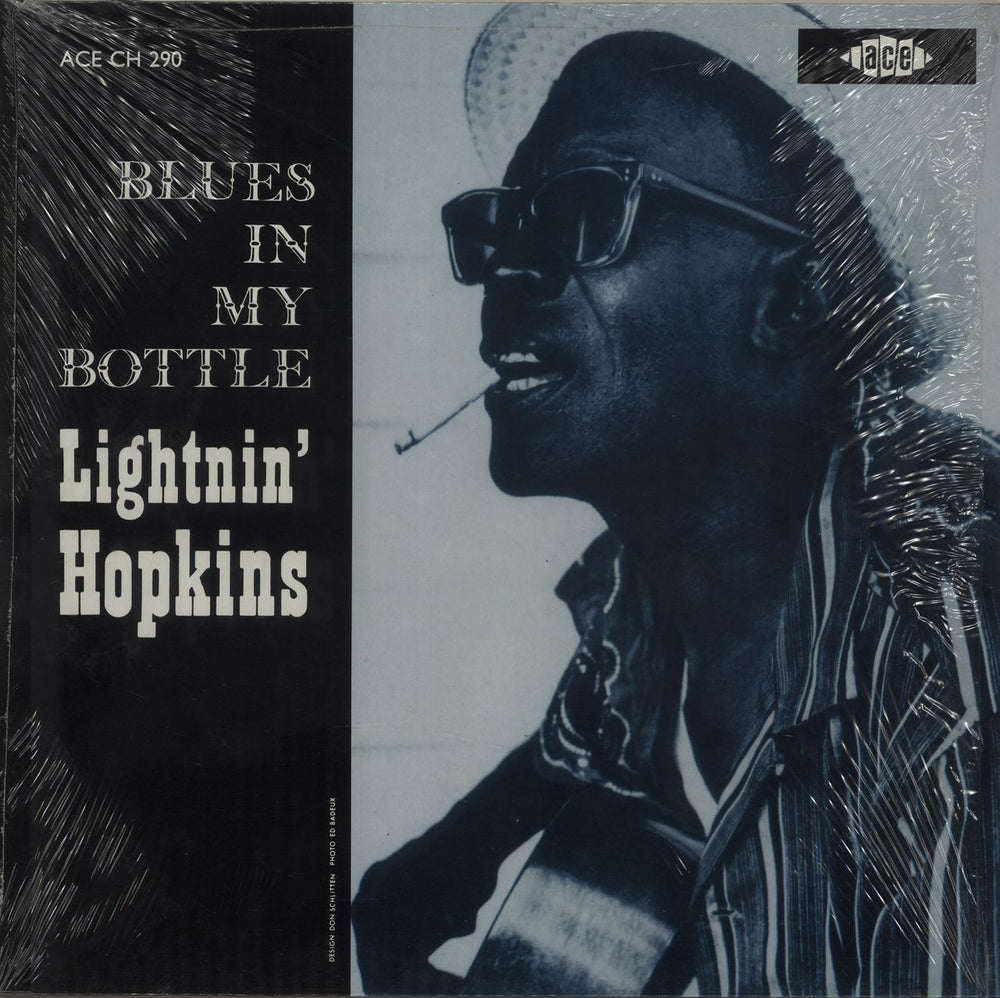 Lightnin' Hopkins Blues In My Bottle UK vinyl LP album (LP record) CH290