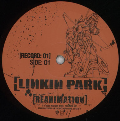 Linkin Park Reanimation UK 2-LP vinyl record set (Double LP Album) LKP2LRE838305