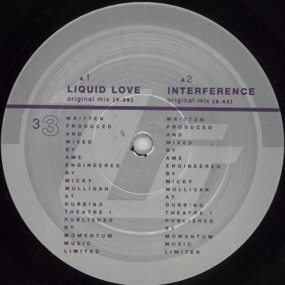 Liquid Liquid Love UK 12" vinyl single (12 inch record / Maxi-single) LQU12LI853482