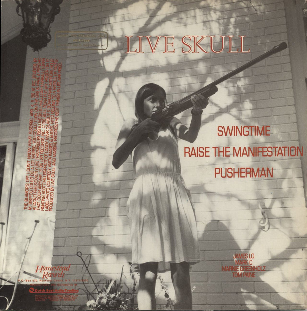 Live Skull Pusherman - promo US Promo 12" vinyl single (12 inch record / Maxi-single)