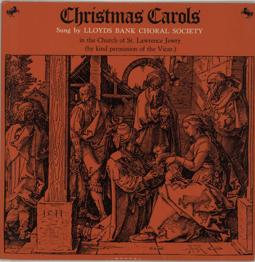 Lloyds Bank Choral Society Christmas Carols UK vinyl LP album (LP record) LBC001