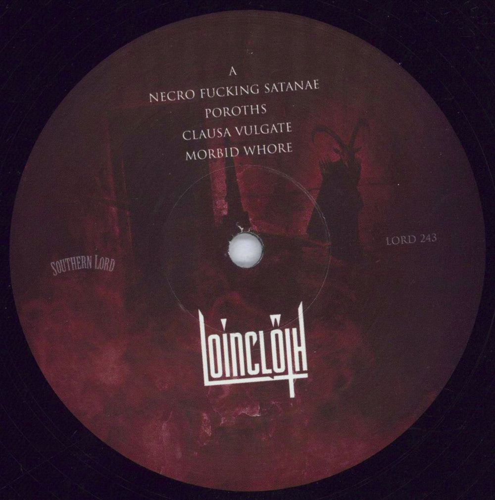 Loincloth Psalm Of The Morbid Whore US vinyl LP album (LP record) 5O-LPPS832445