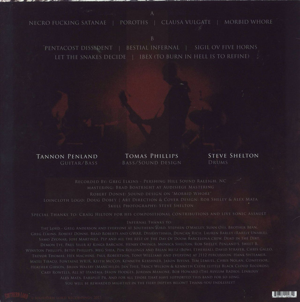 Loincloth Psalm Of The Morbid Whore US vinyl LP album (LP record) 808720024319