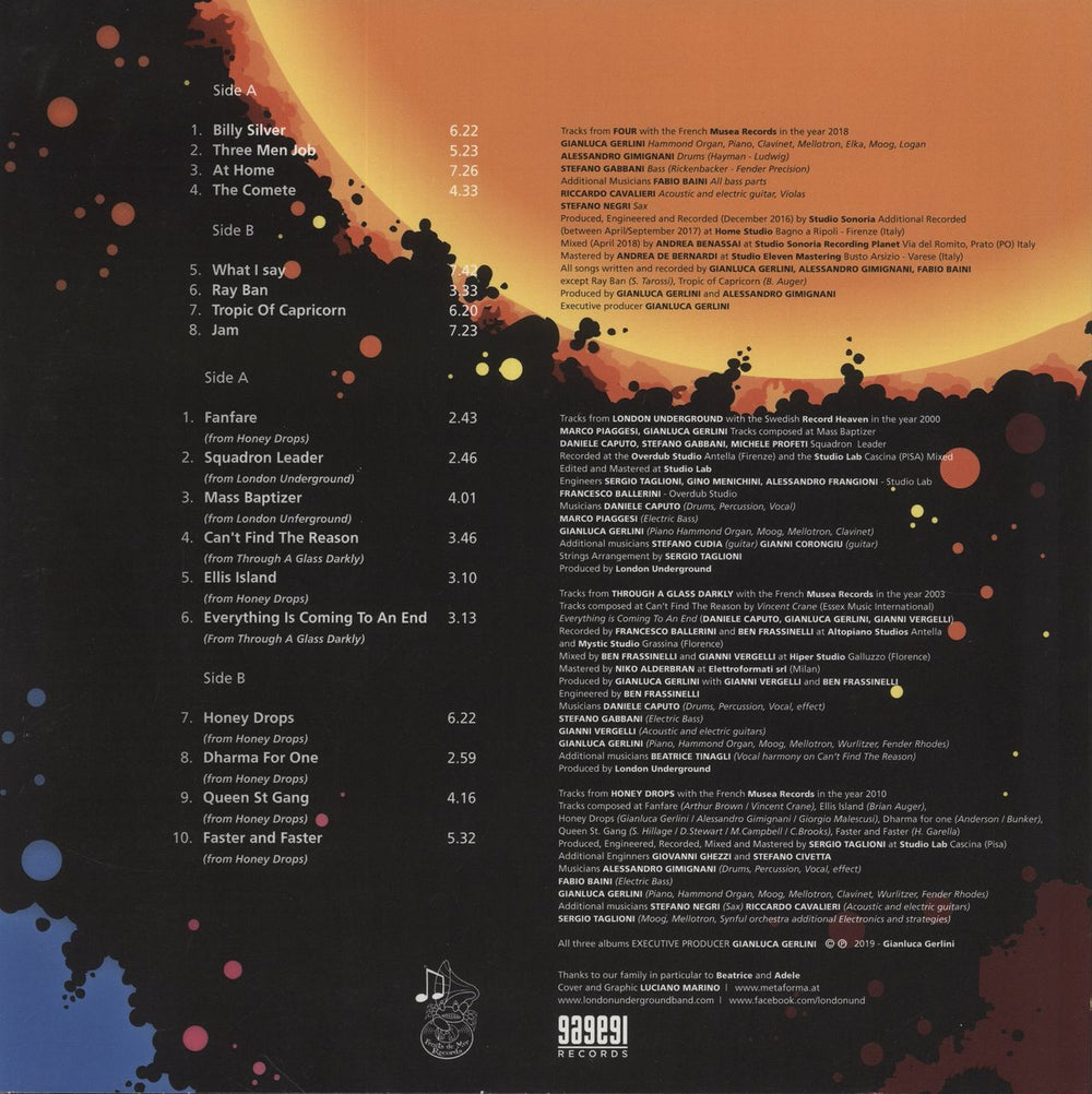 London Underground Space Edition UK 2-LP vinyl record set (Double LP Album)