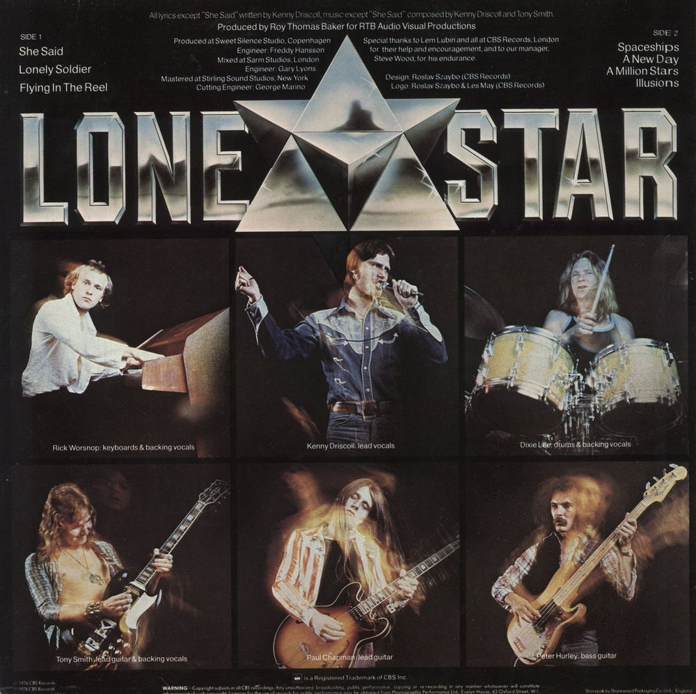 Lone Star Lone Star UK vinyl LP album (LP record)