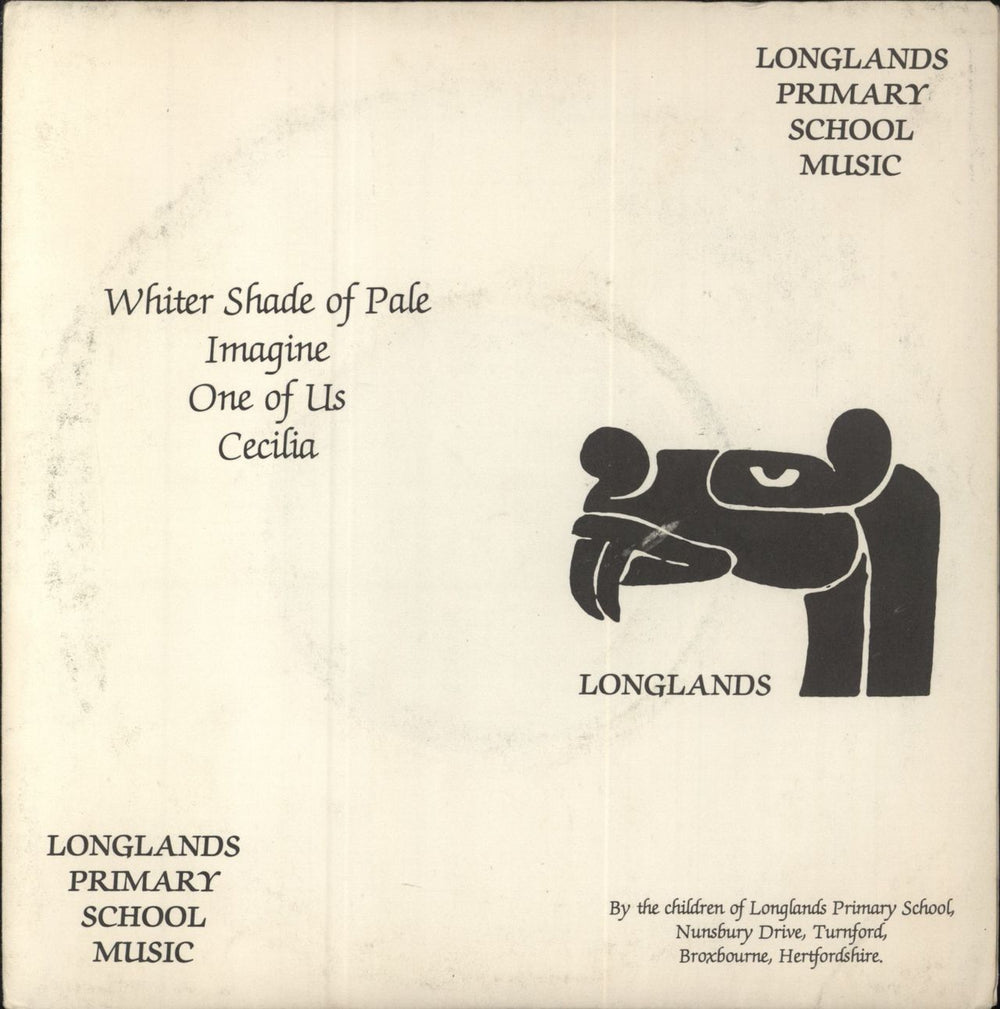 Longlands Primary School Music Longlands Primary School Music UK 7" vinyl single (7 inch record / 45) SN263