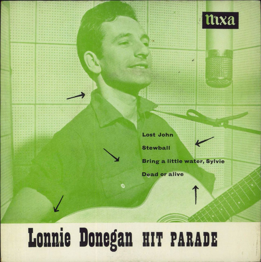 Lonnie Donegan Lonnie Donegan Hit Parade UK 7" vinyl single (7 inch record / 45) NEP24031