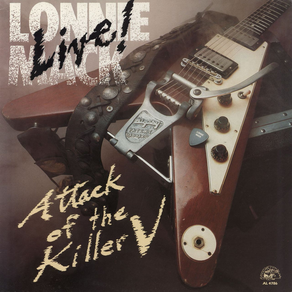 Lonnie Mack Live Attack Of The Killer V UK vinyl LP album (LP record) AL4786