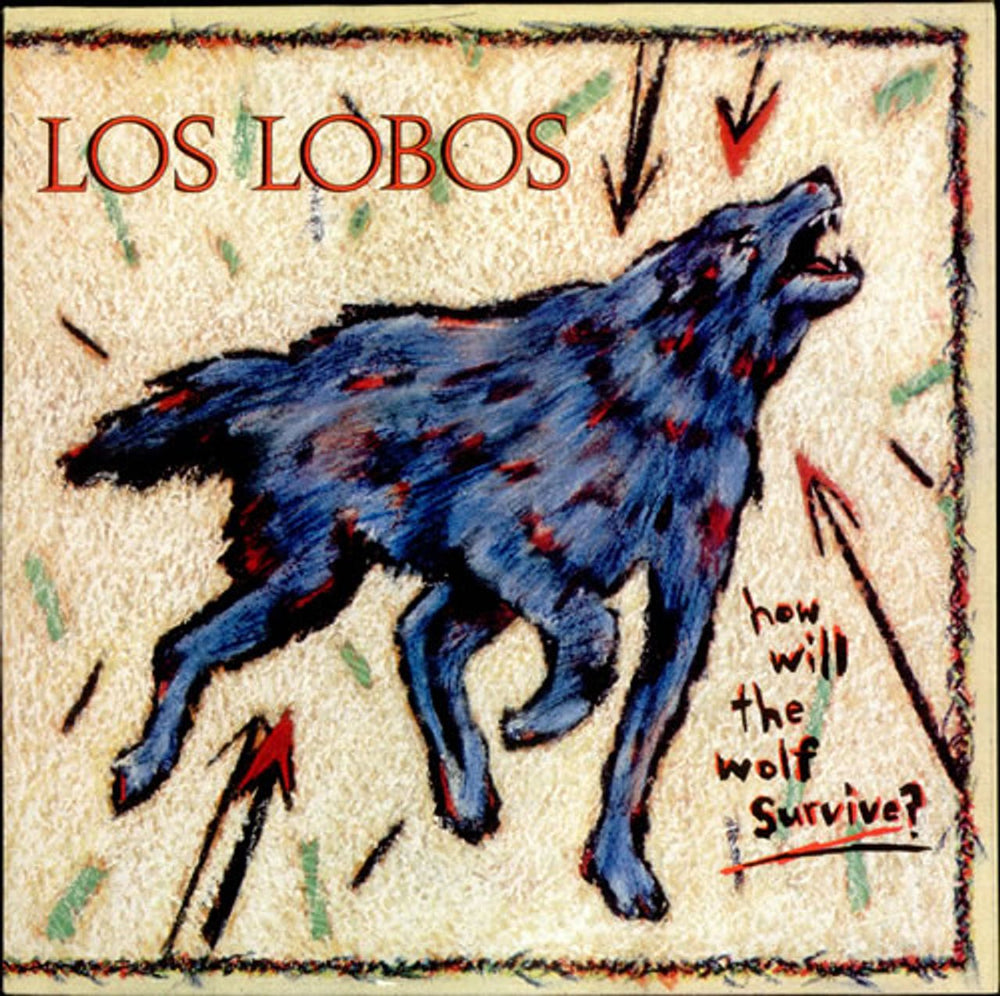 Los Lobos How Will The Wolf Survive UK vinyl LP album (LP record) SLMP3