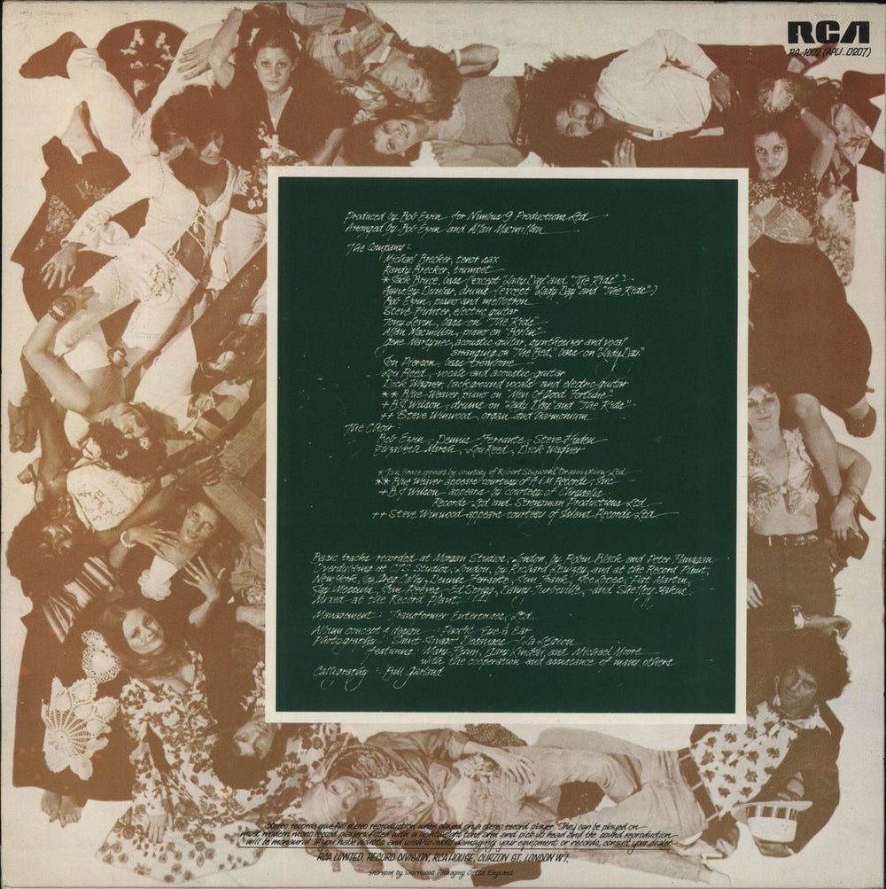 Lou Reed Berlin + Lyric Insert UK vinyl LP album (LP record)