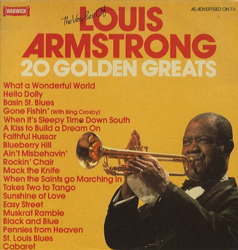 Louis Armstrong 20 Golden Greats UK vinyl LP album (LP record) WW5112