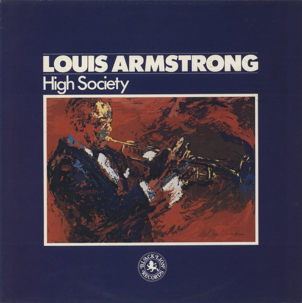Louis Armstrong High Society Dutch vinyl LP album (LP record) BLM52035