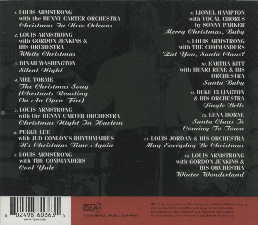 Louis Armstrong The Best Of Louis Armstrong & Friends: The Christmas Collection US CD album (CDLP) 602498603635