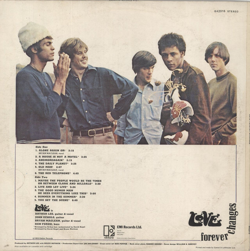 Love Forever Changes - 1971 Butterfly - Laminated - EX UK vinyl LP album (LP record)