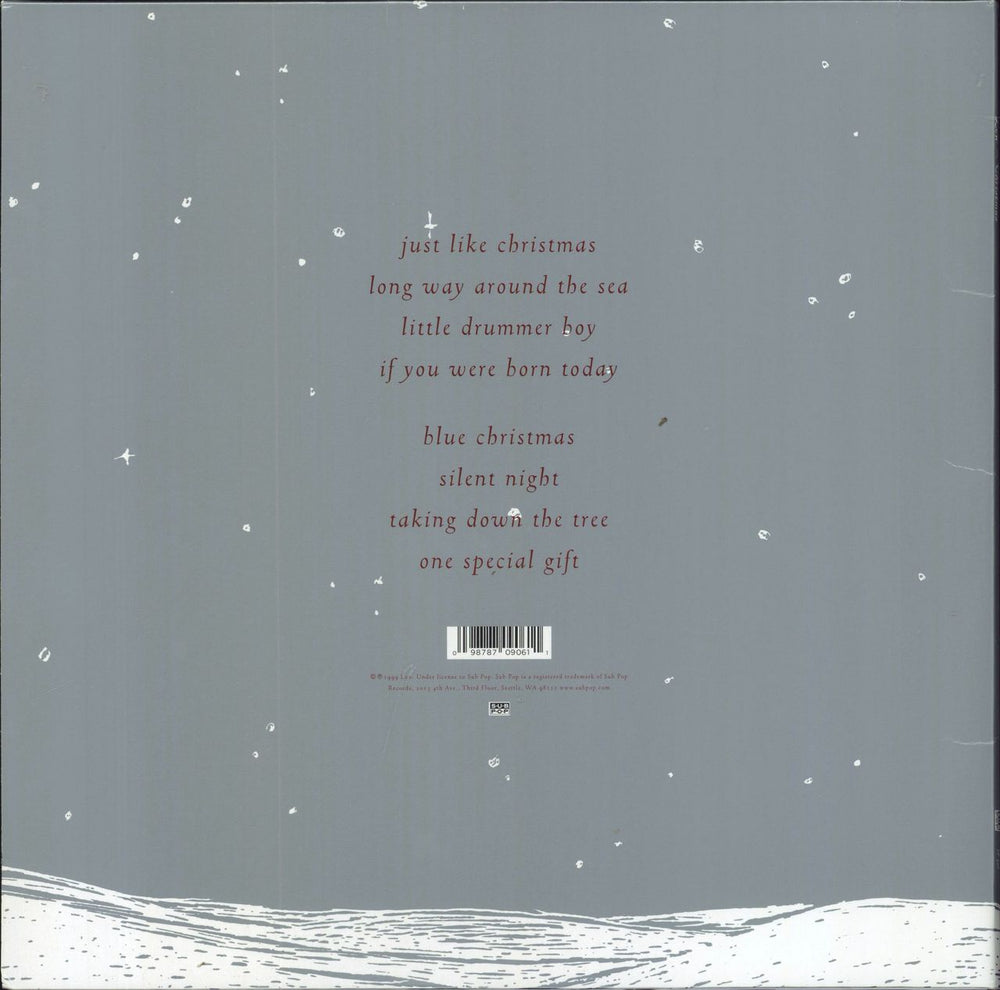 Low Christmas - White Vinyl UK vinyl LP album (LP record) 098787090611