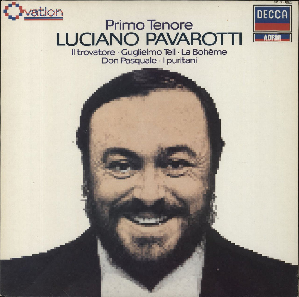 Luciano Pavarotti Primo Tenore Dutch vinyl LP album (LP record) 417713-1
