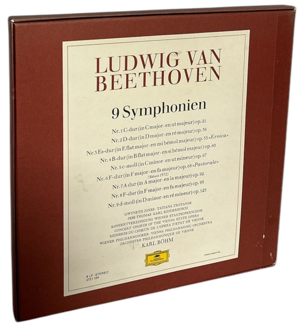 Ludwig Van Beethoven 9 Symphonien - EX German Vinyl Box Set