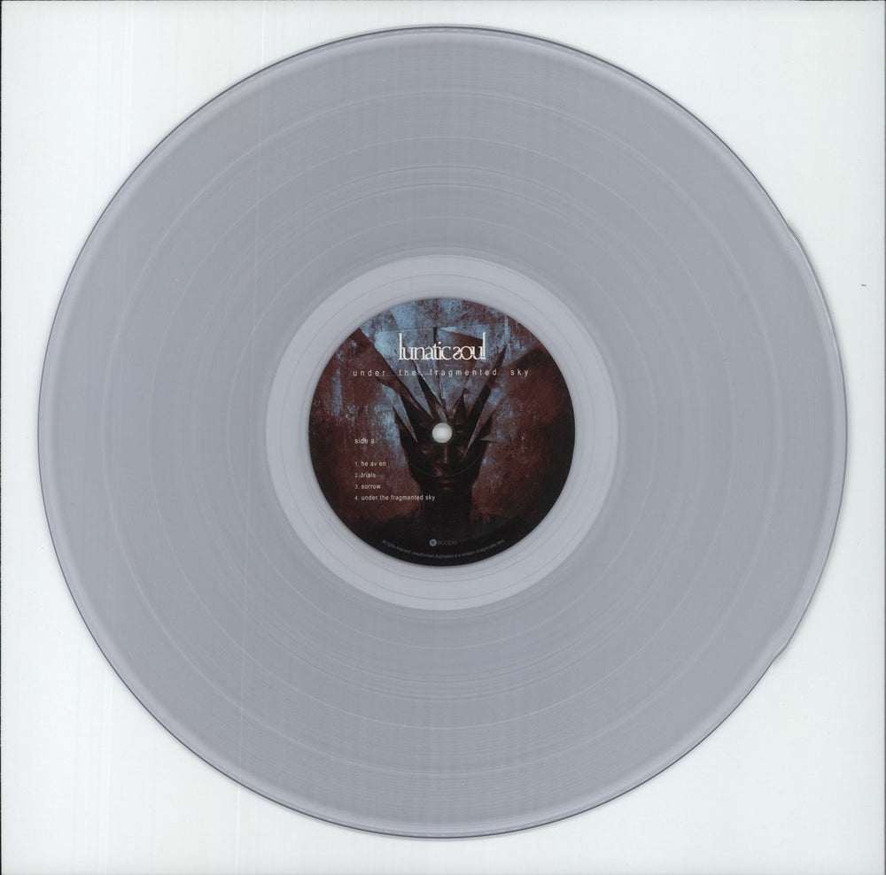 Lunatic Soul Under The Fragmented Sky - Clear Vinyl UK vinyl LP album (LP record) 3XQLPUN862481