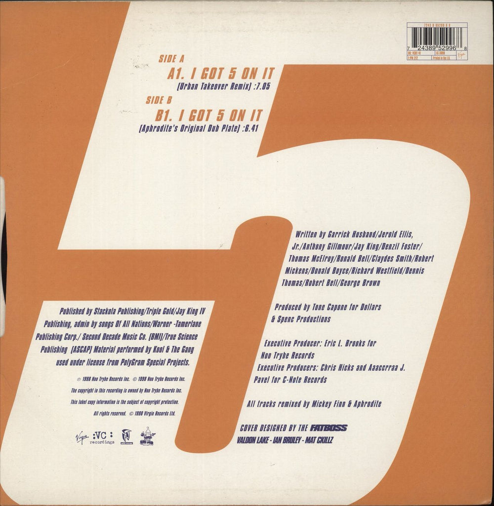 Luniz I Got 5 On It UK 12" vinyl single (12 inch record / Maxi-single) 724389529968