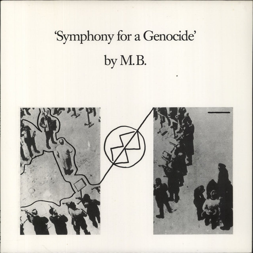 M.B. Symphony For A Genocide UK vinyl LP album (LP record) WEIRD-058