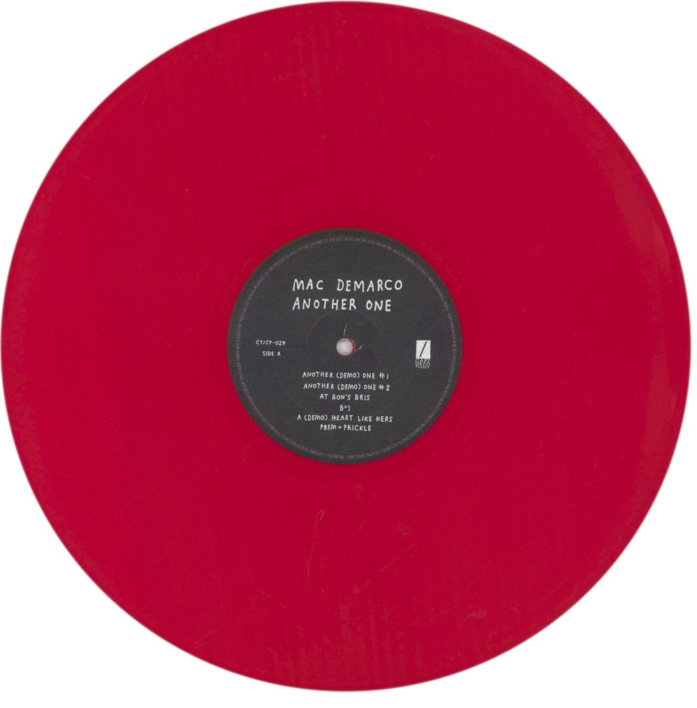 Mac DeMarco Another [Demo] One - Red Vinyl - RSD US vinyl LP album (LP record) Q0ELPAN845799