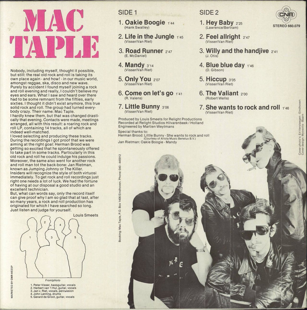 Mac Taple Mac Taple Dutch vinyl LP album (LP record)