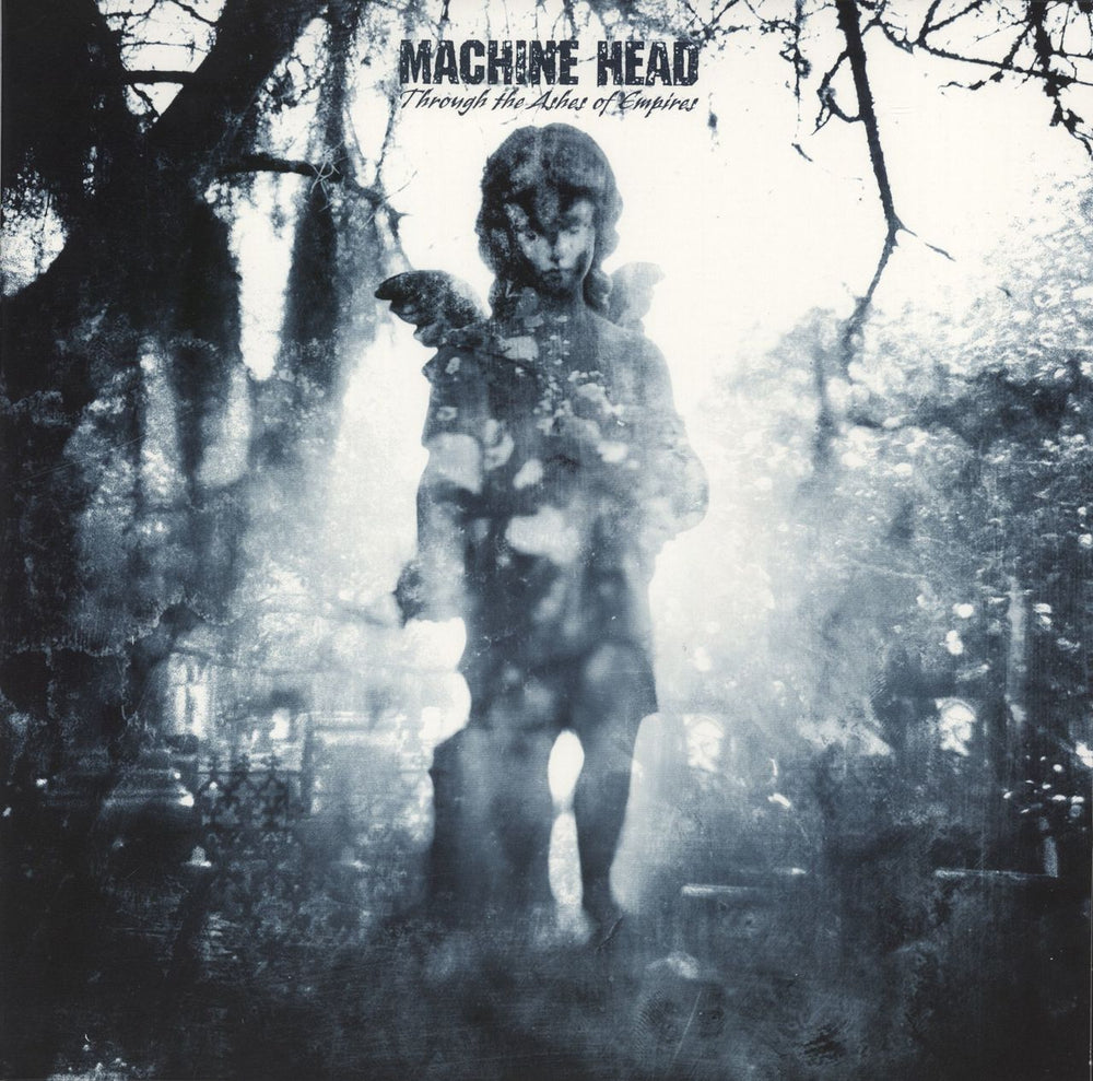 Machine Head Through The Ashes Of Empires - Blue With White Splatter Vinyl US 2-LP vinyl record set (Double LP Album) NBR5698