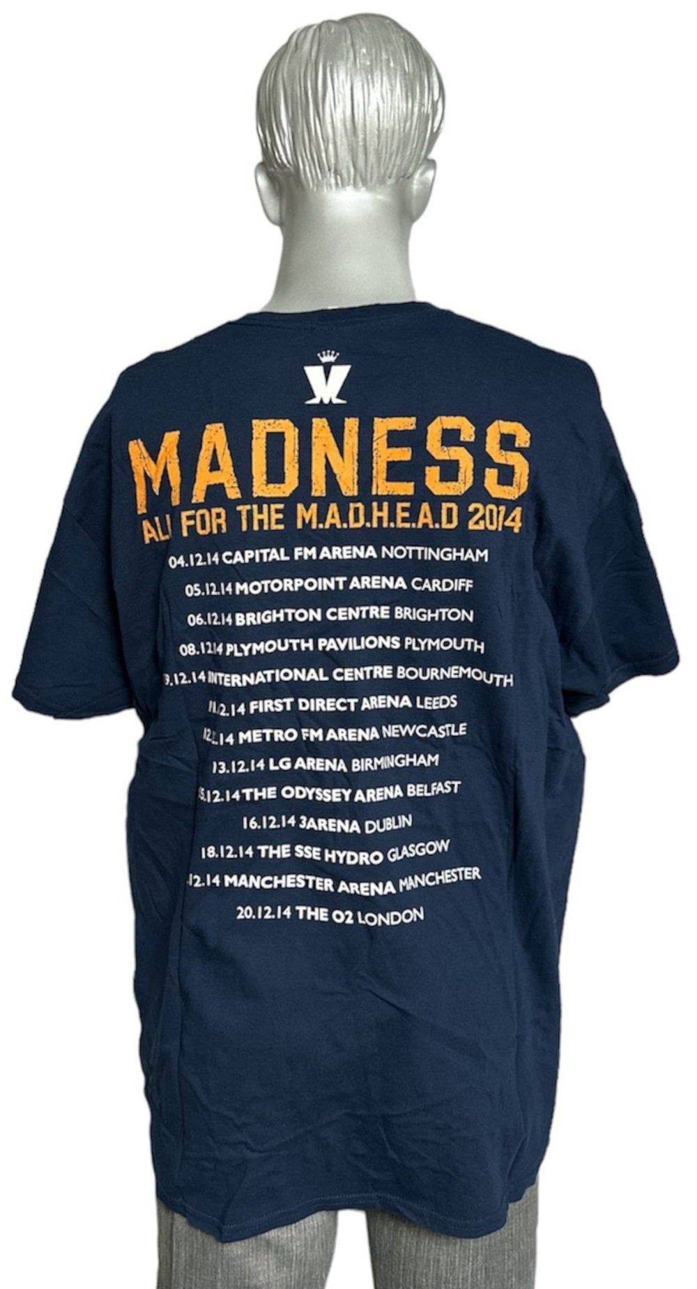 Madness All For The M.A.D.H.E.A.D. UK Tour T-Shirt - XL UK t-shirt