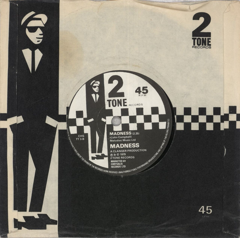 Madness The Prince - Paper Label - EX UK 7" vinyl single (7 inch record / 45)