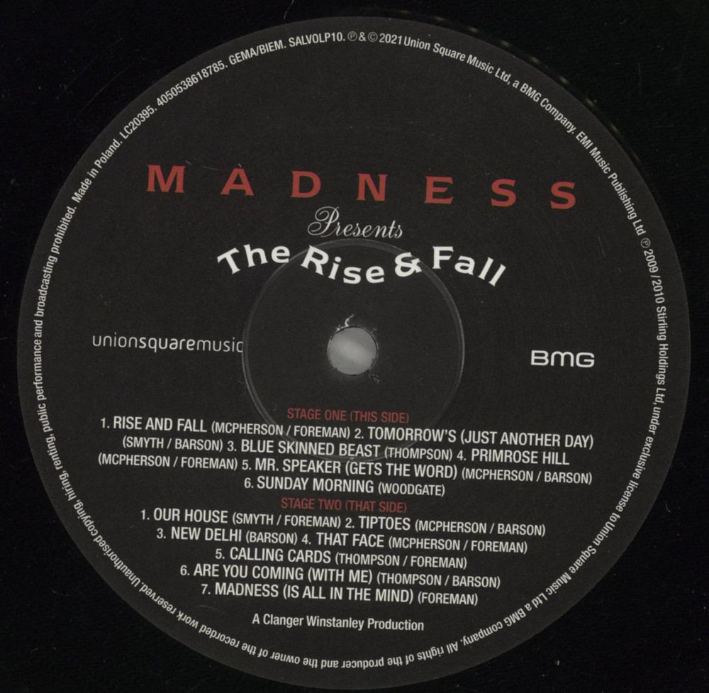 Madness The Rise & Fall - 180gm - Shrink + Sticker UK vinyl LP album (LP record) MDNLPTH876049