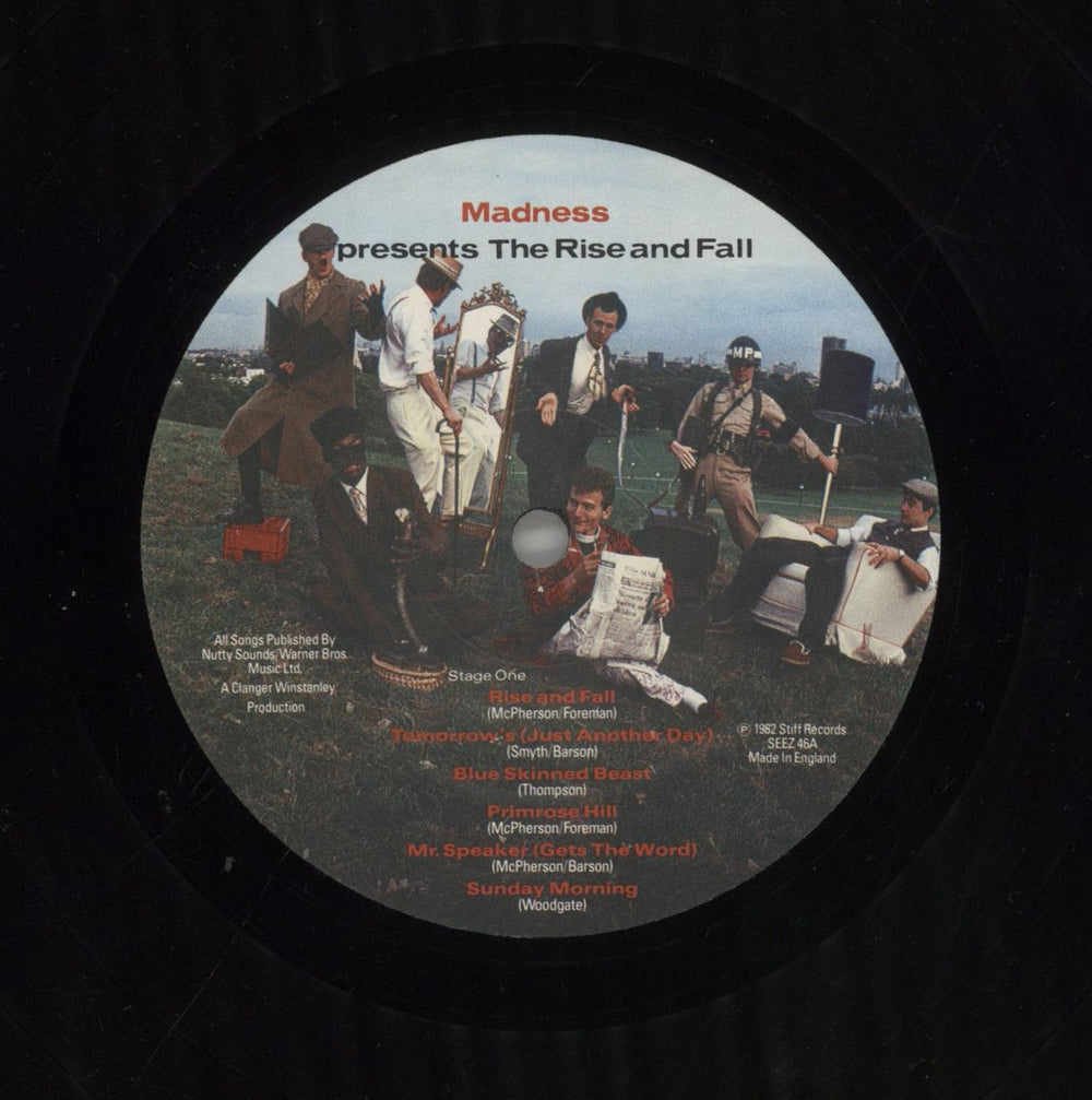 Madness The Rise & Fall - VG UK vinyl LP album (LP record) MDNLPTH856461