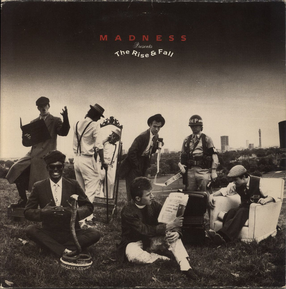 Madness The Rise & Fall - VG UK vinyl LP album (LP record) SEEZ46