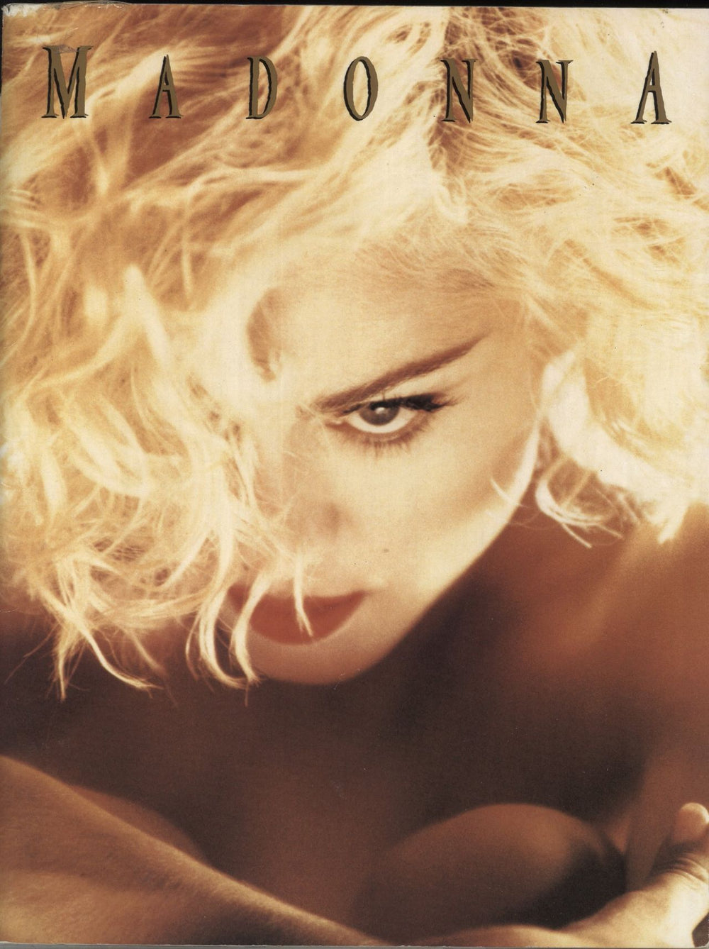 Madonna Blond Ambition World Tour + Ticket Stub UK tour programme TOUR PROGRAMME