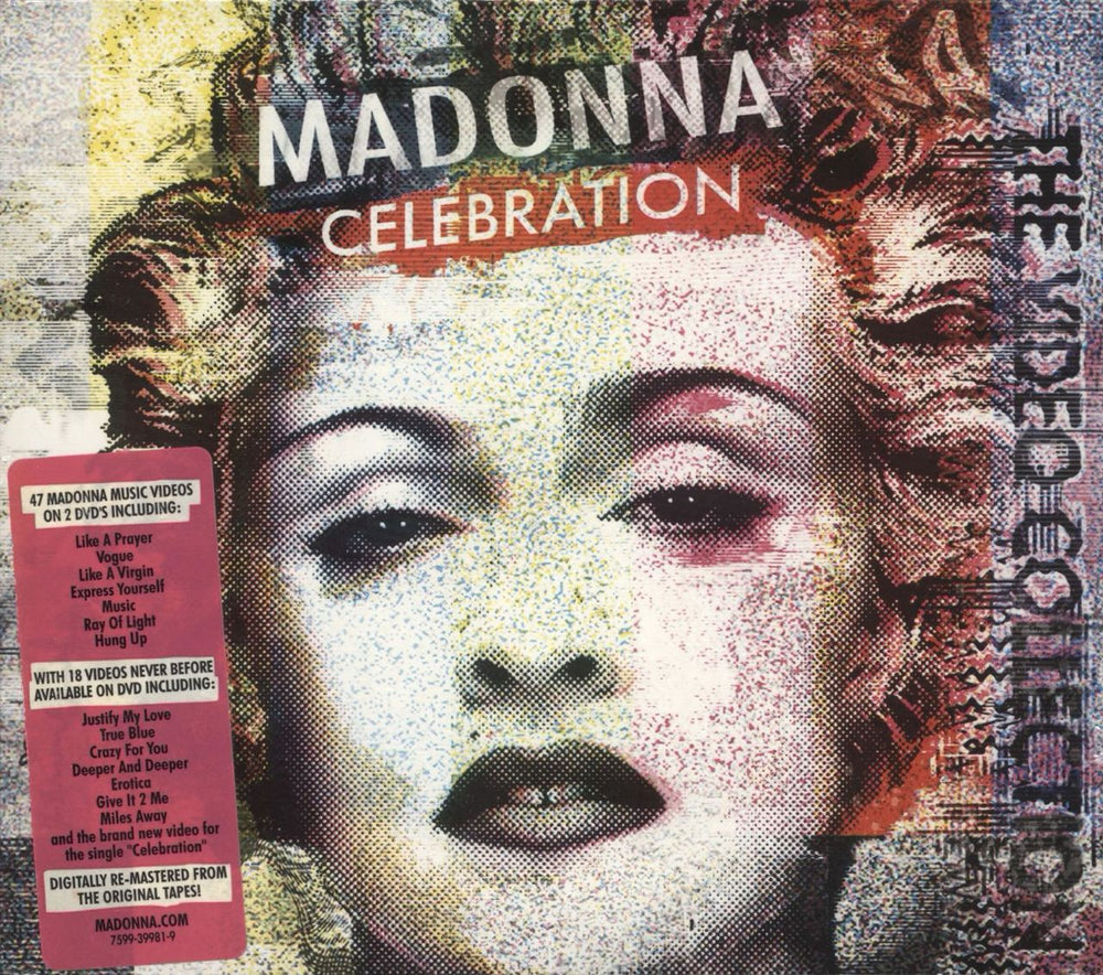 Madonna Celebration: The Video Collection - Sealed Digipak German DVD 7599-39981-9