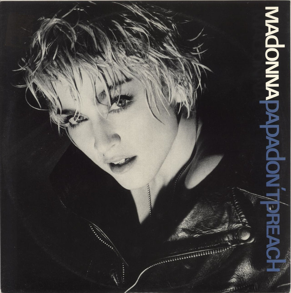 Madonna Papa Don't Preach Australian 12" vinyl single (12 inch record / Maxi-single) 0-20492