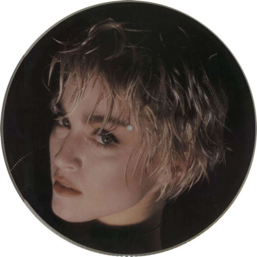 Madonna Papa Don't Preach [Clear Rim] UK 12" vinyl picture disc (12 inch picture record) W8636TP