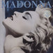 Madonna True Blue - 1 Sticker UK vinyl LP album (LP record) WX54