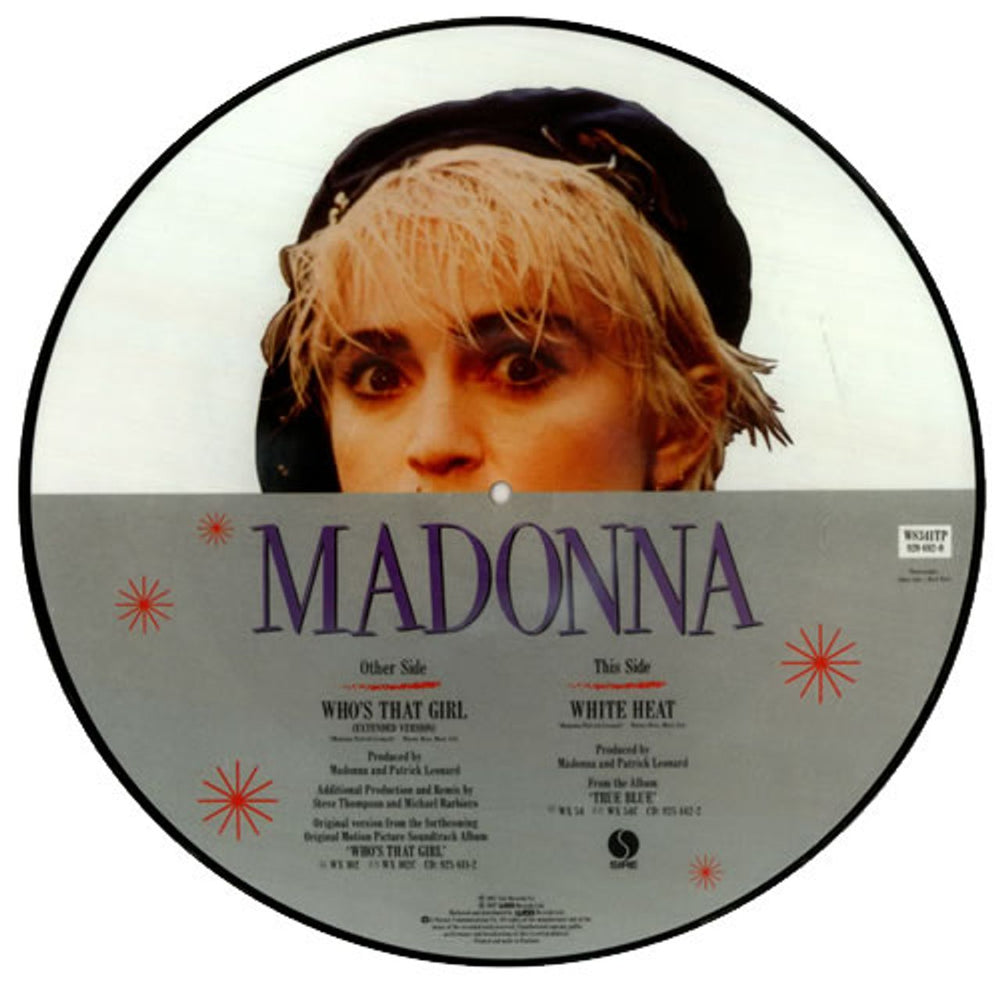 Madonna Who's That Girl - EX UK 12" vinyl picture disc (12 inch picture record) MAD2PWH452116