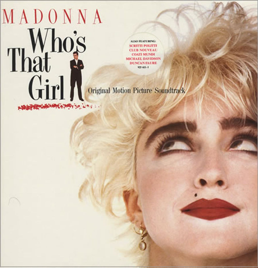 Madonna Who's That Girl - Stickered German vinyl LP album (LP record) WX102