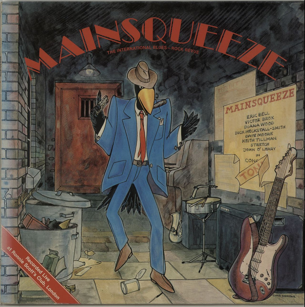 Mainsqueeze Live UK vinyl LP album (LP record) EXIT1