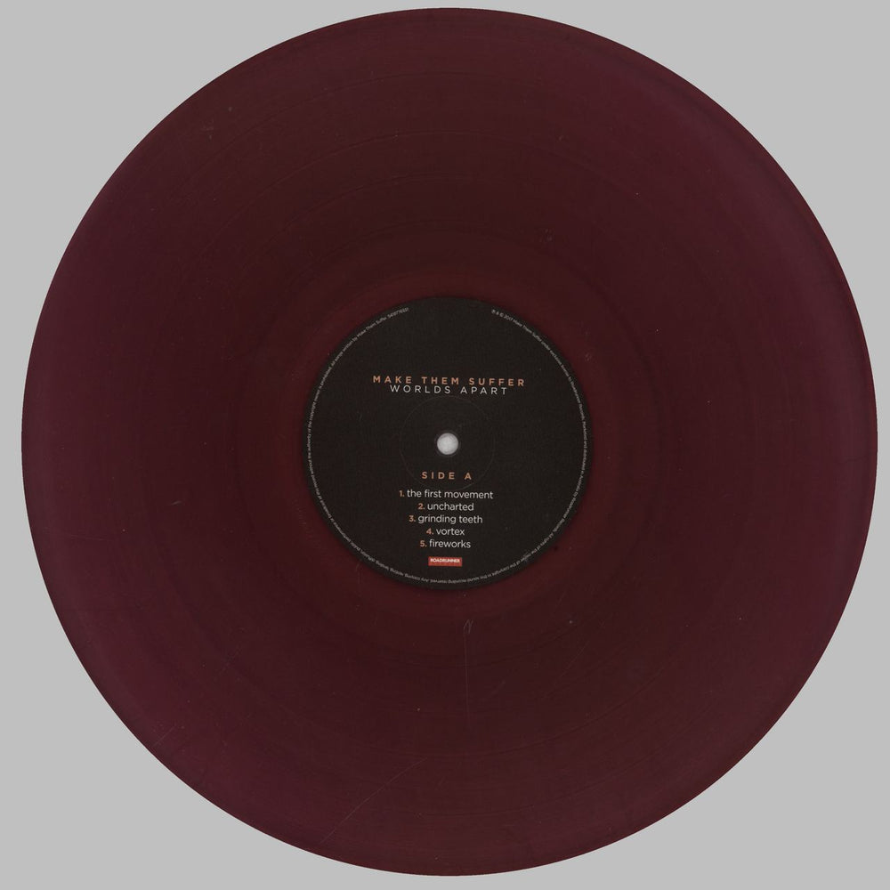 Make Them Suffer Worlds Apart - Shrink - Magenta Vinyl Australian vinyl LP album (LP record) 6EKLPWO828308