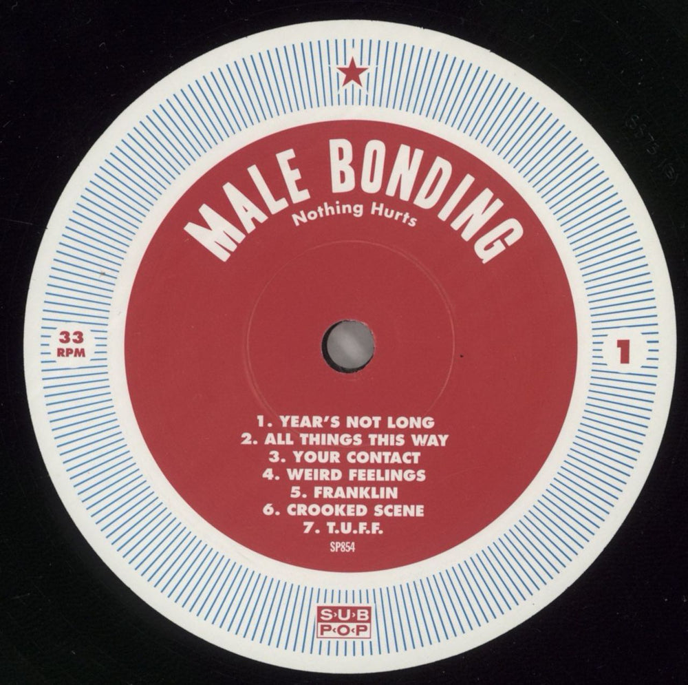Male Bonding Nothing Hurts UK vinyl LP album (LP record) M5OLPNO506006