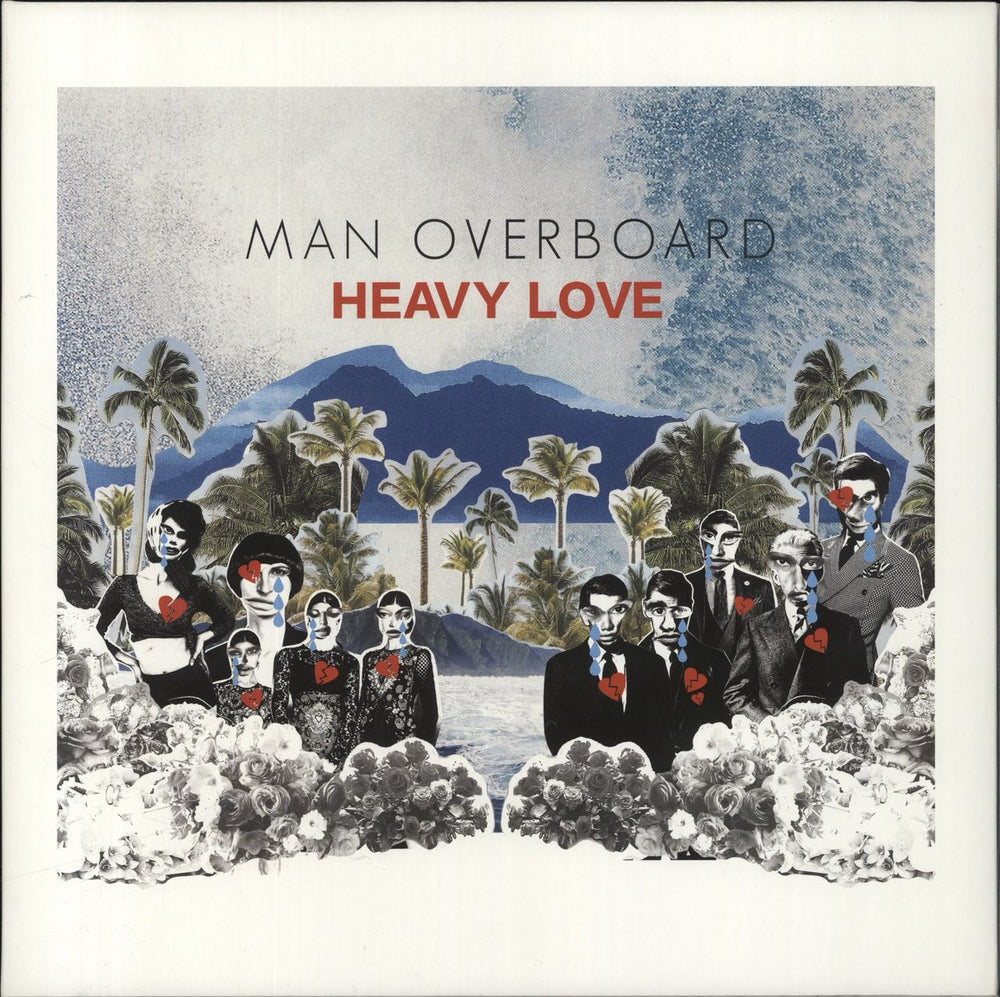 Man Overboard Heavy Love - Clear With Blue & Red Splatter Vinyl US vinyl LP album (LP record) RISE290-1